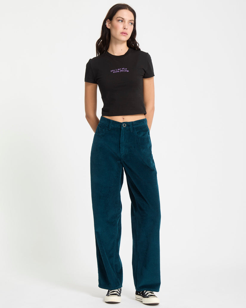 Weellow II  Cordhose - Emerald Green