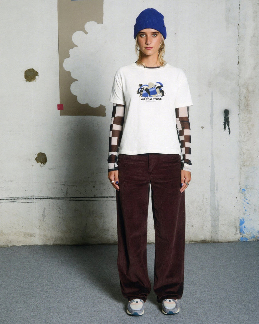 Weellow II Cordhose - Raisin