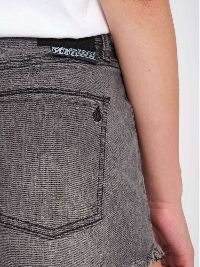 1991 Stoned Denim Shorts - VINTAGE BLACK