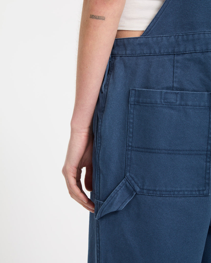 Full Cut Latzhose - Harbor Blue