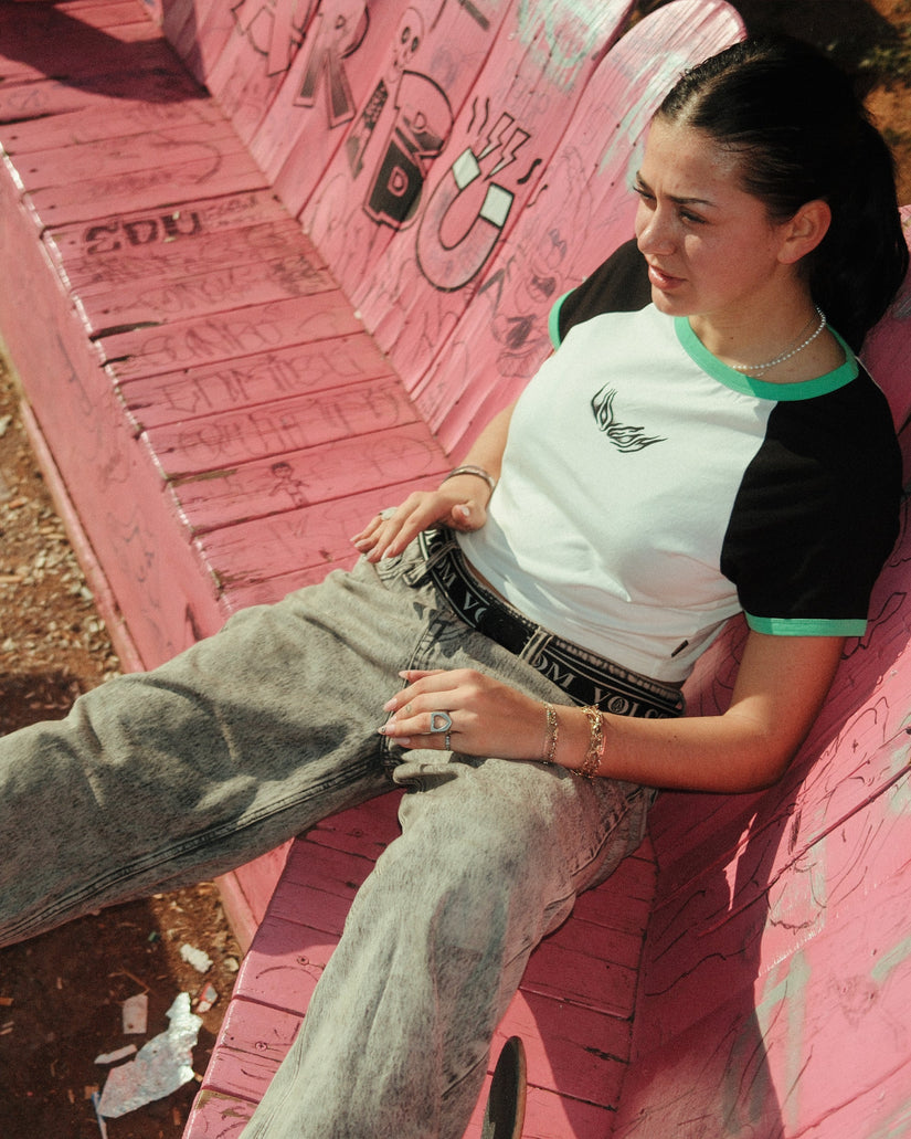 Alix 2 T-shirt - BLACK WHITE