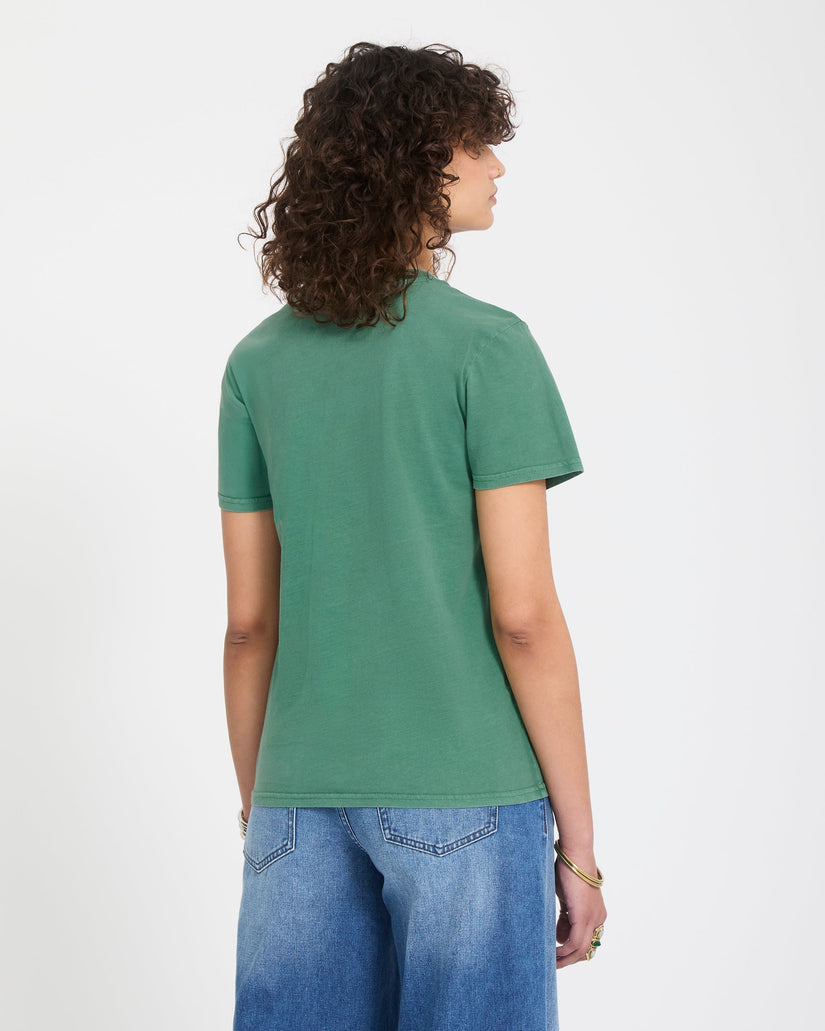 Solid Stone T-Shirt - Evergreen