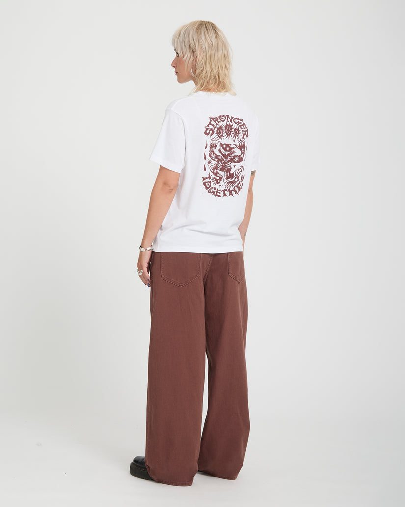 Radical Daze Up T-Shirt - White