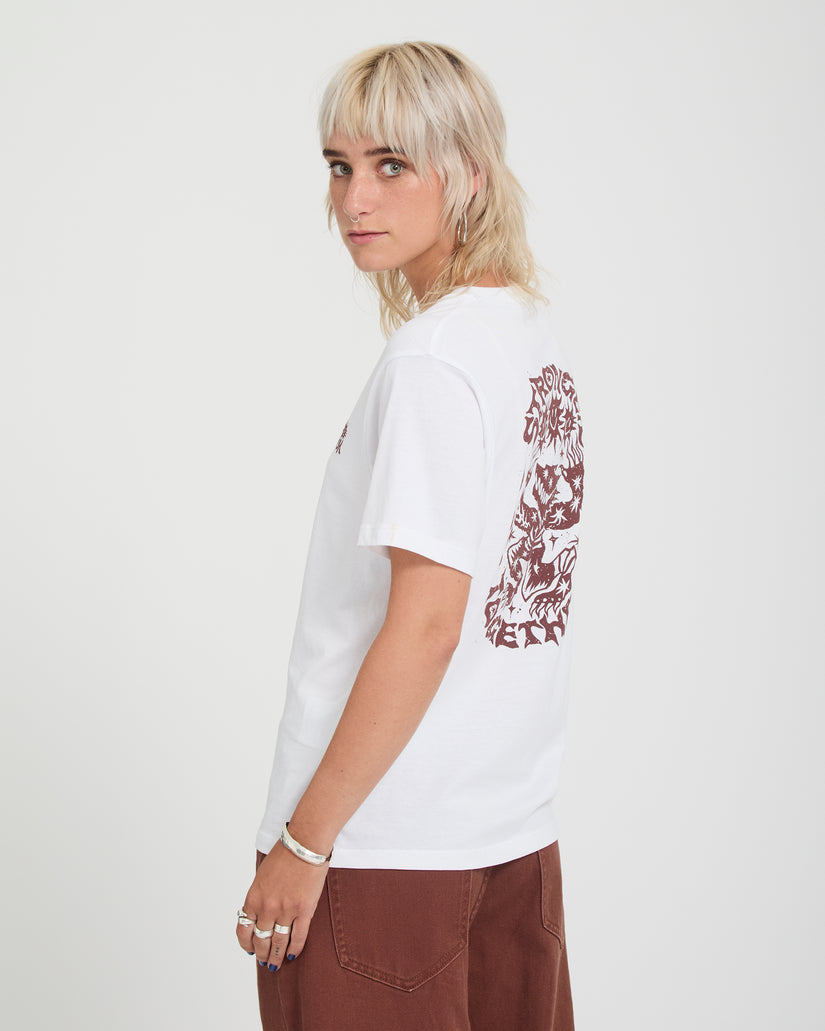 Radical Daze Up T-Shirt - White