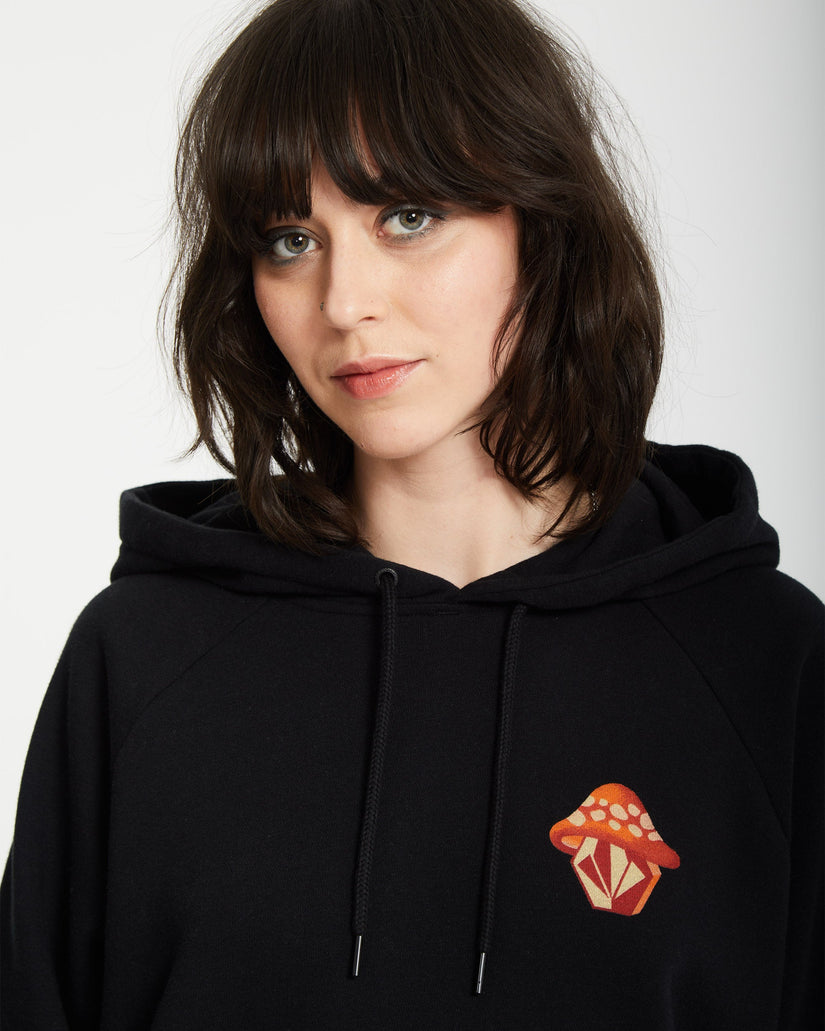 Truly Stoked Kapuzenpullover - BLACK