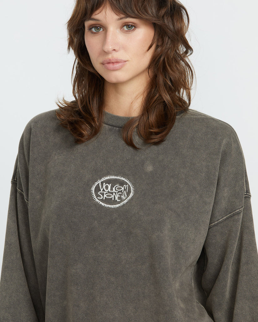 Stone Pullover - VINTAGE BLACK