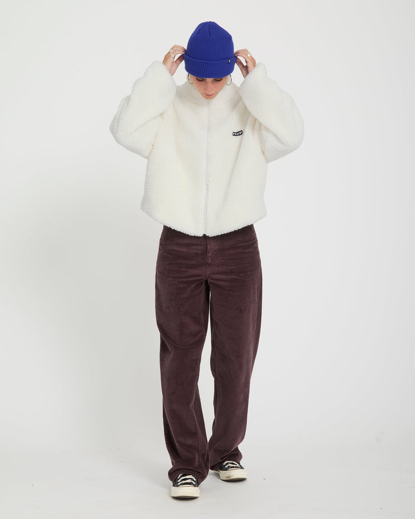 Wylding Out Sherpa Jacke - Off White