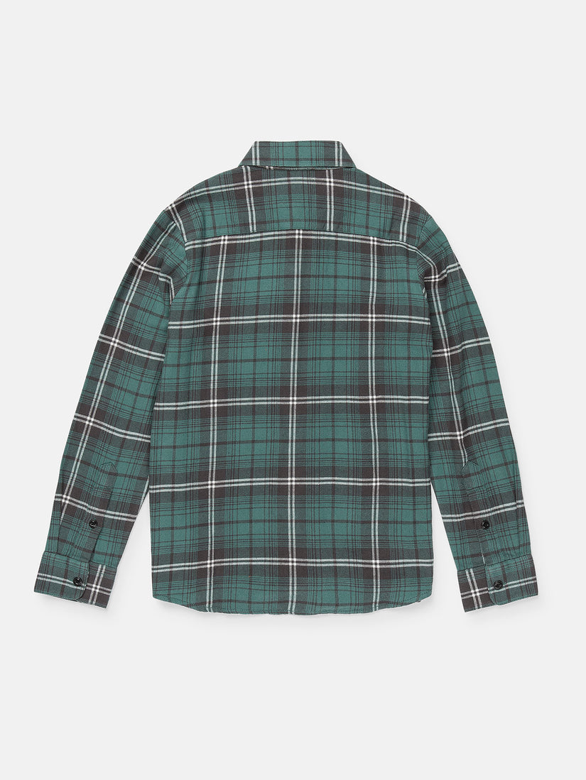 Caden Plaid Hemd - Sea Green  - (KINDER)