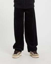Freazy Loose Cordhose - Black - (KINDER)