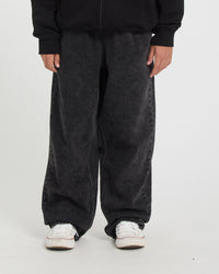 Freazy Loose Jeans - Blackity Black - (KINDER)