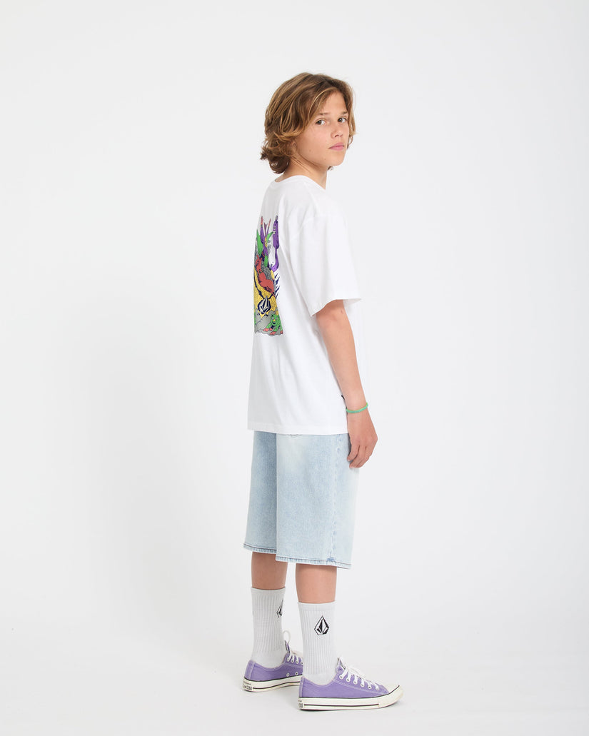 Ben Sanair 2 T-Shirt - White - (KINDER)