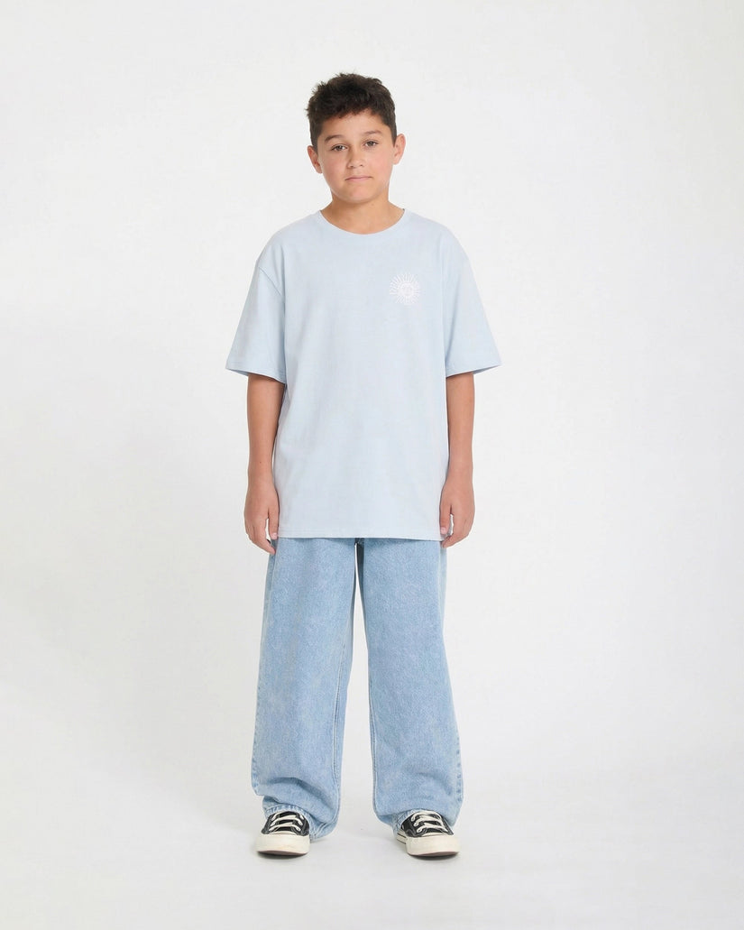 Mazatlan T-Shirt - Light Blue Acid - (KINDER)