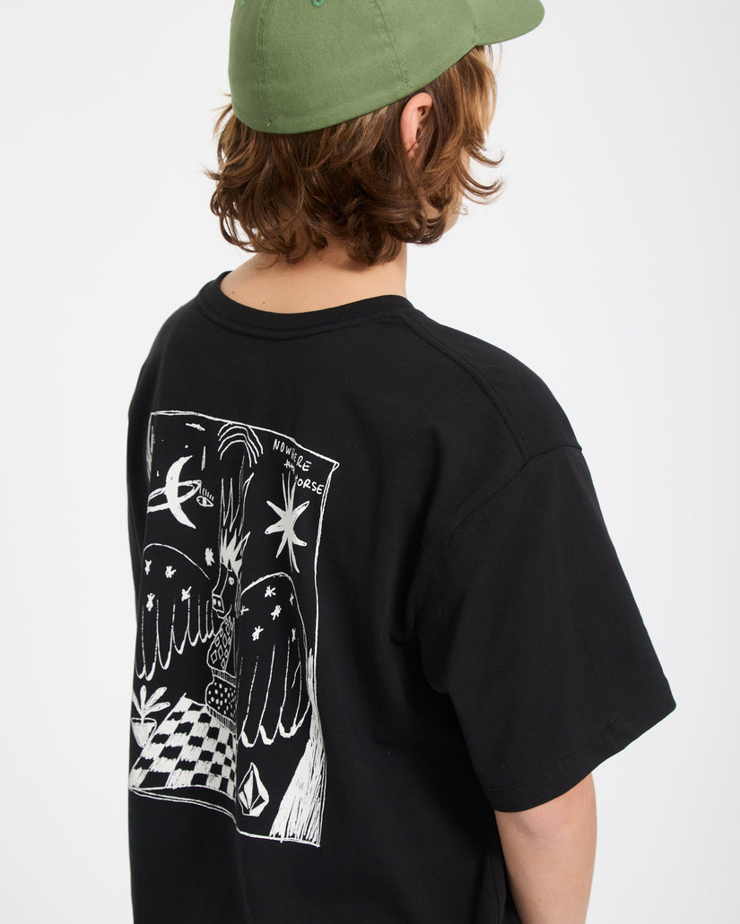 Nowhere T-Shirt - Black - (KINDER)