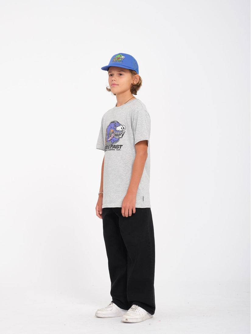 Skate Fast T-Shirt - Heather Grey  - (KINDER)