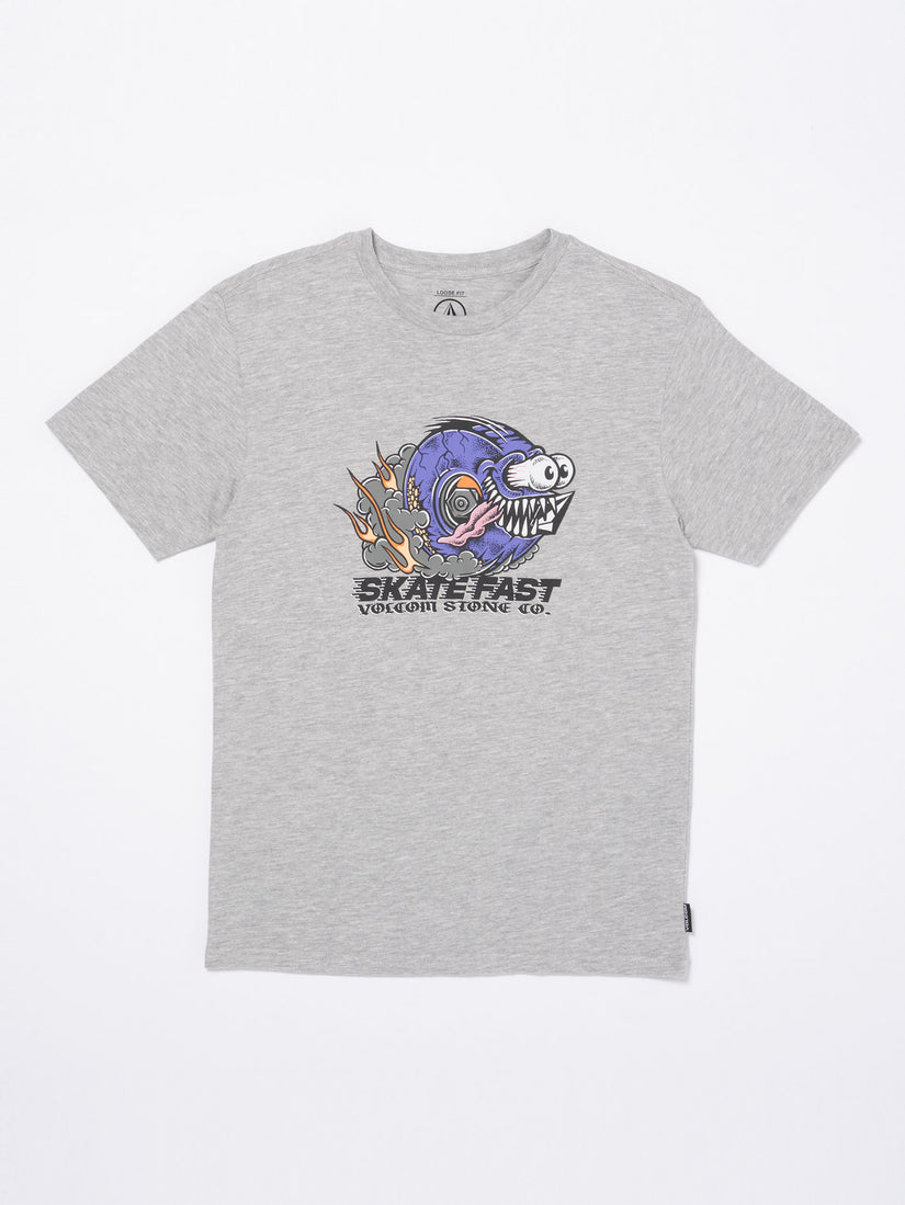 Skate Fast T-Shirt - Heather Grey  - (KINDER)