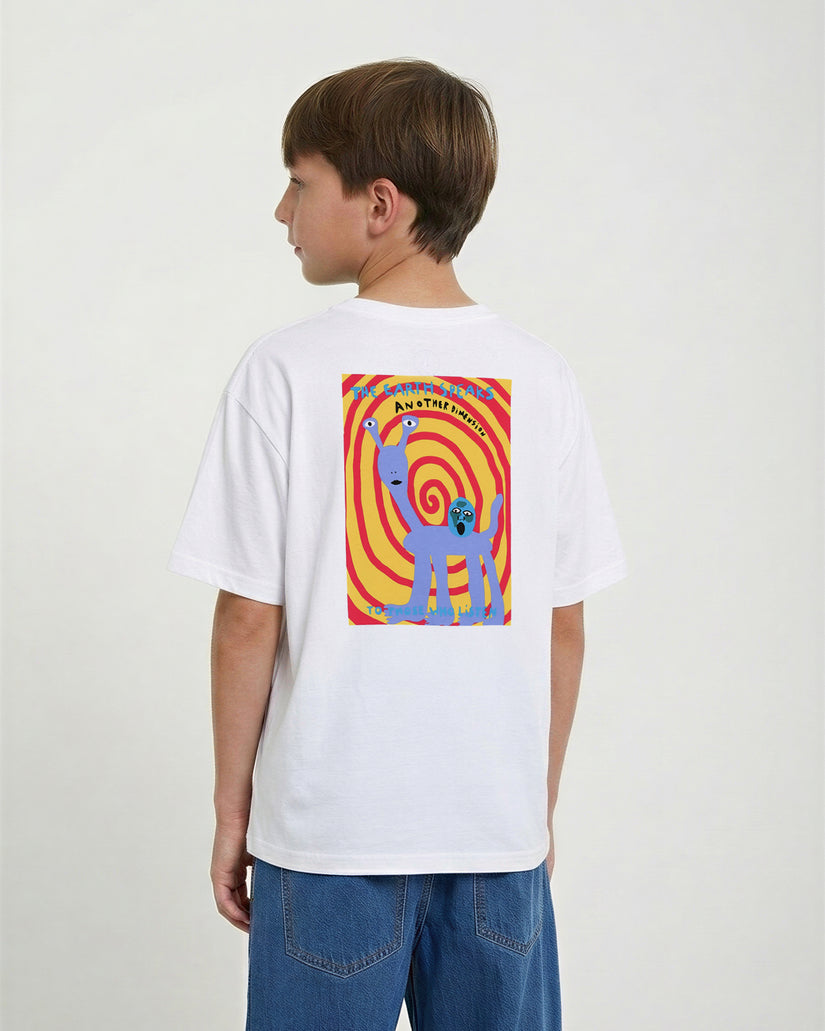 Weirdcard T-Shirt - White - (KINDER)