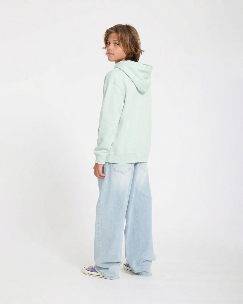Single Stone Hoodie - Pale Aqua - (KINDER)