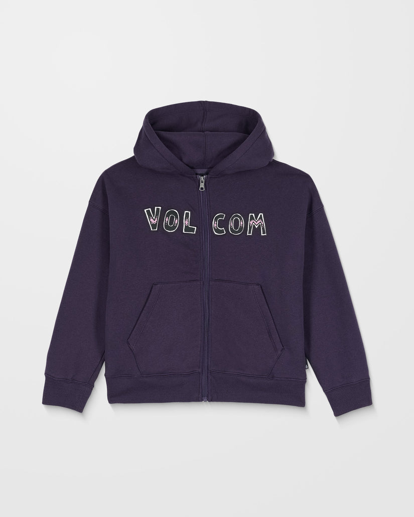 Watanite Zip Up Hoodie - Dark Purple - (KINDER)