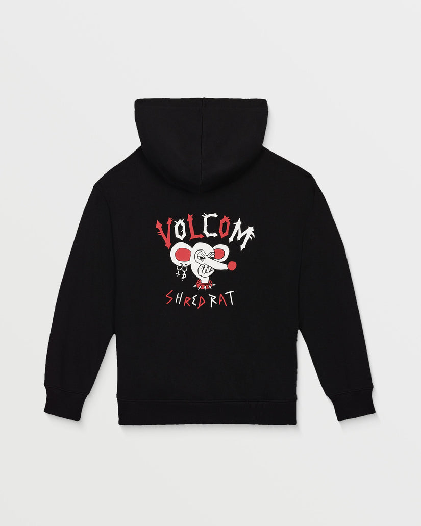 Ozzy Fleece Zip Hoodie - Black - (KINDER)