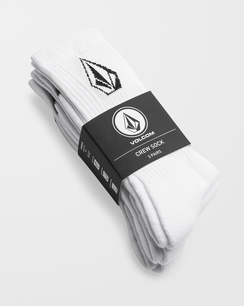 Full Stone Socken (3 Pack) - White