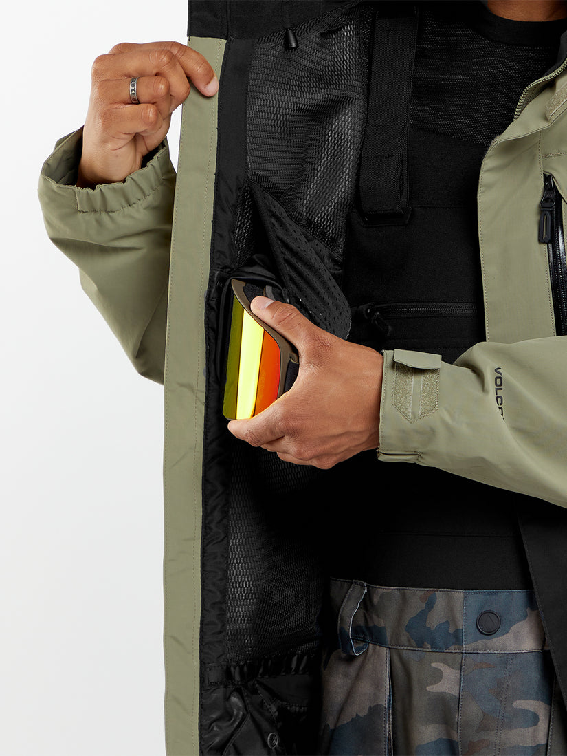 L Insulated Gore-Tex Jacke - LIGHT MILITARY