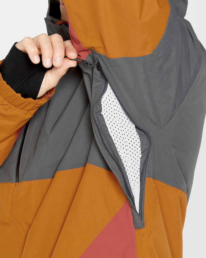 L Insulated Gore-Tex Jacke - Caramel