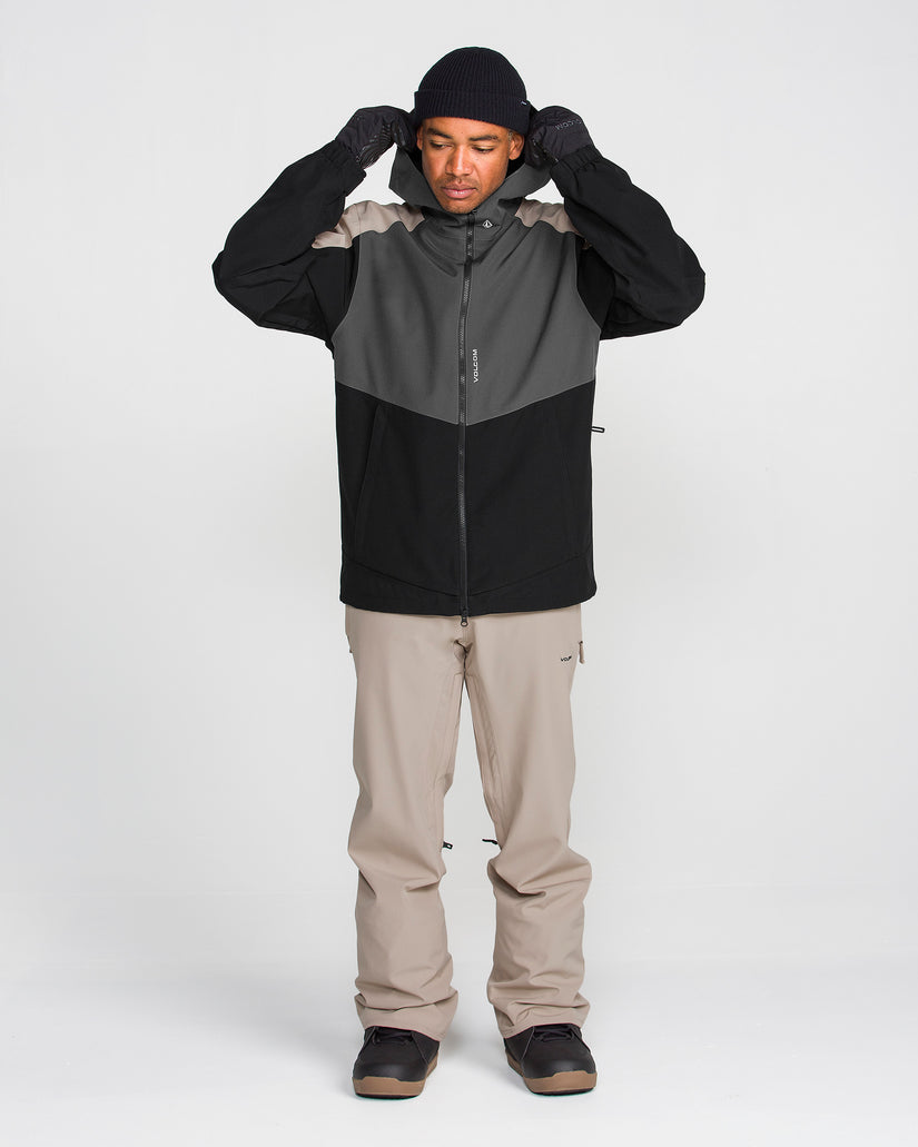 Brighton Full Zip 15K Jacke - Dark Grey