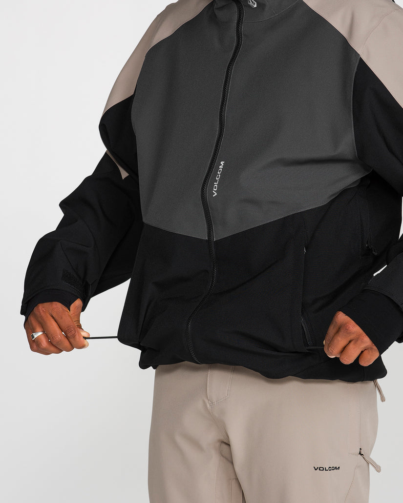Brighton Full Zip 15K Jacke - Dark Grey