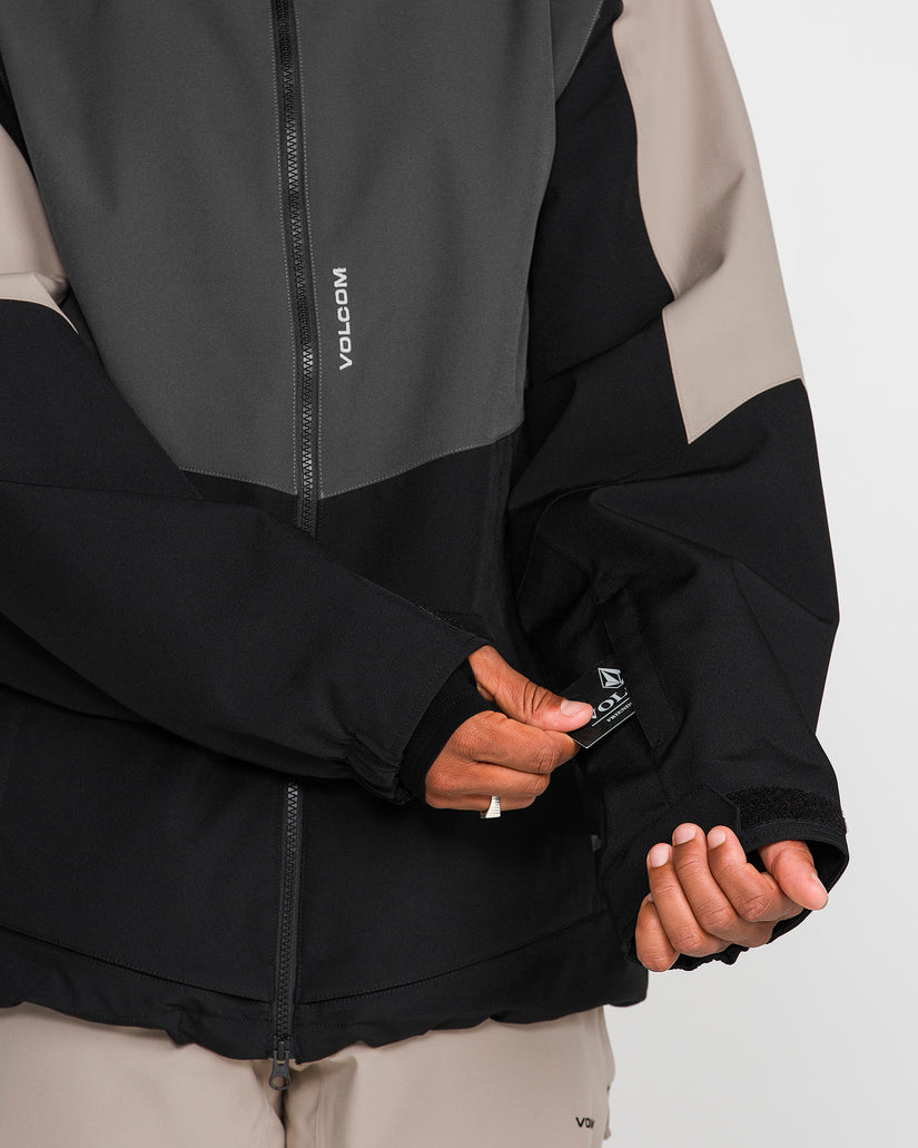 Brighton Full Zip 15K Jacke - Dark Grey