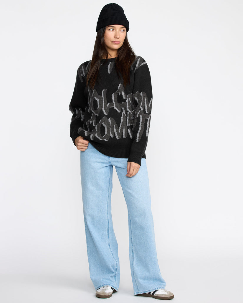 Stone Jacquard Jacke - Black