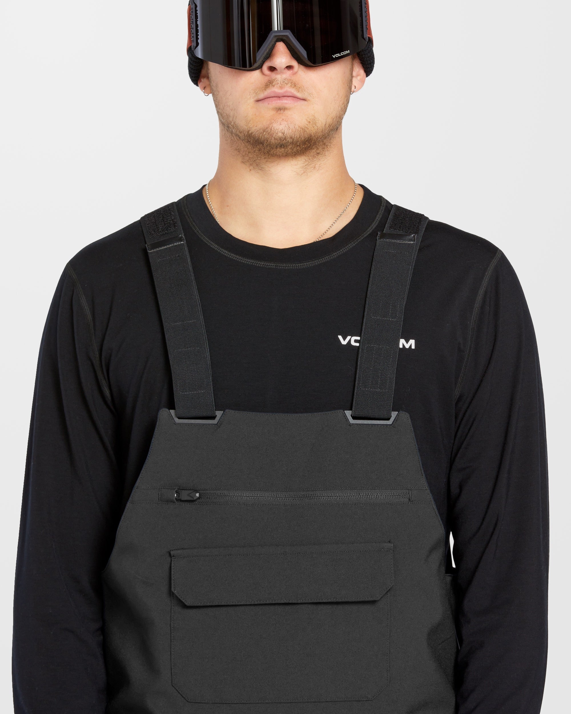 VOLCOM Mens Roan Bib Overalls Black ビブ Roan Bib Overall - Black - Herren - Volcom Deutschland - 2 Jahre