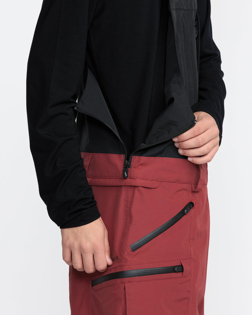Rain Gore-Tex Latzhose - Burnt Red