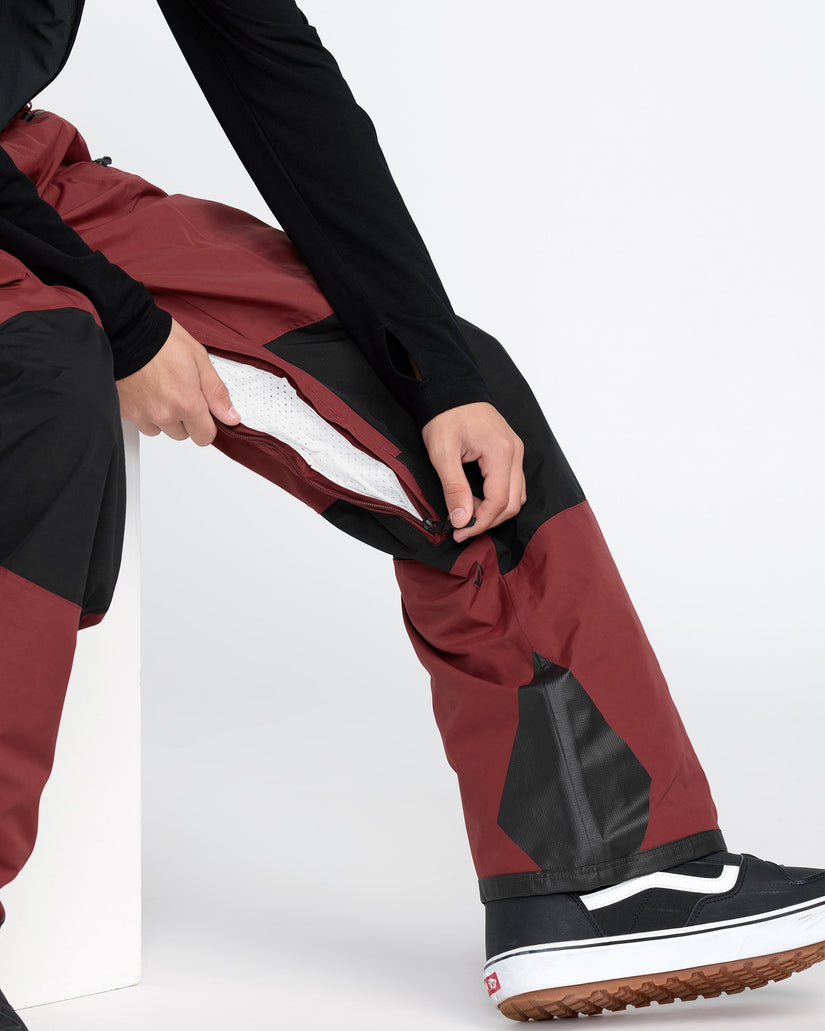 Rain Gore-Tex Latzhose - Burnt Red