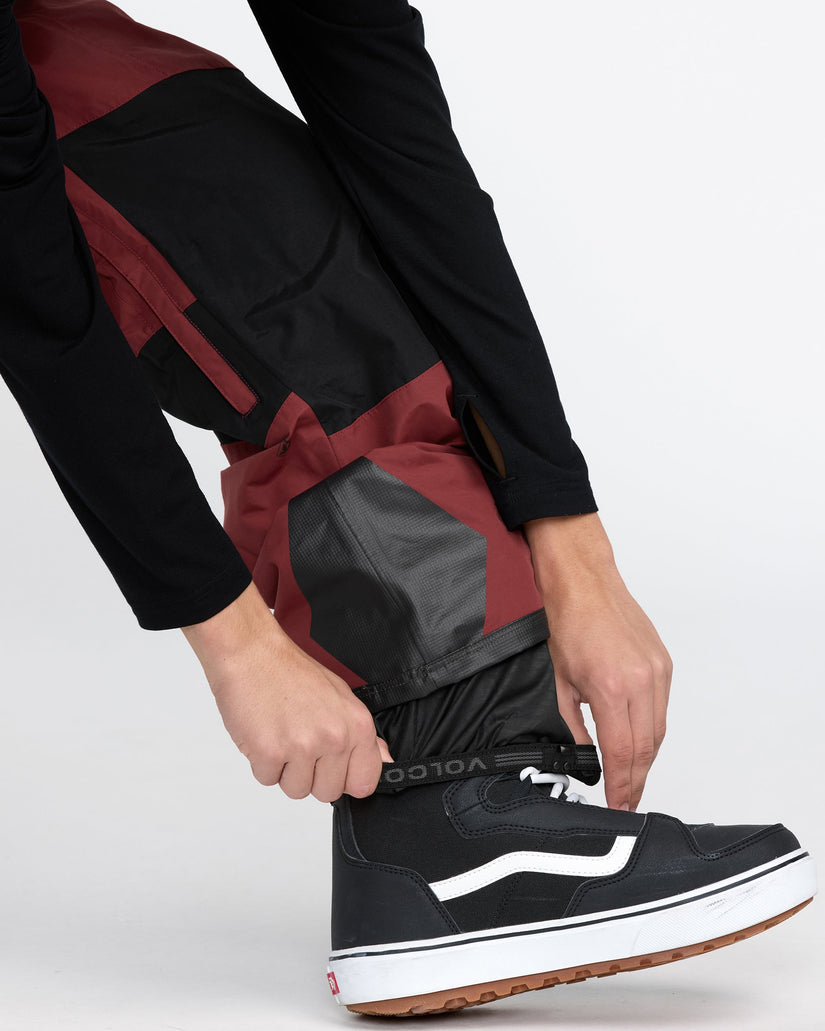 Rain Gore-Tex Latzhose - Burnt Red