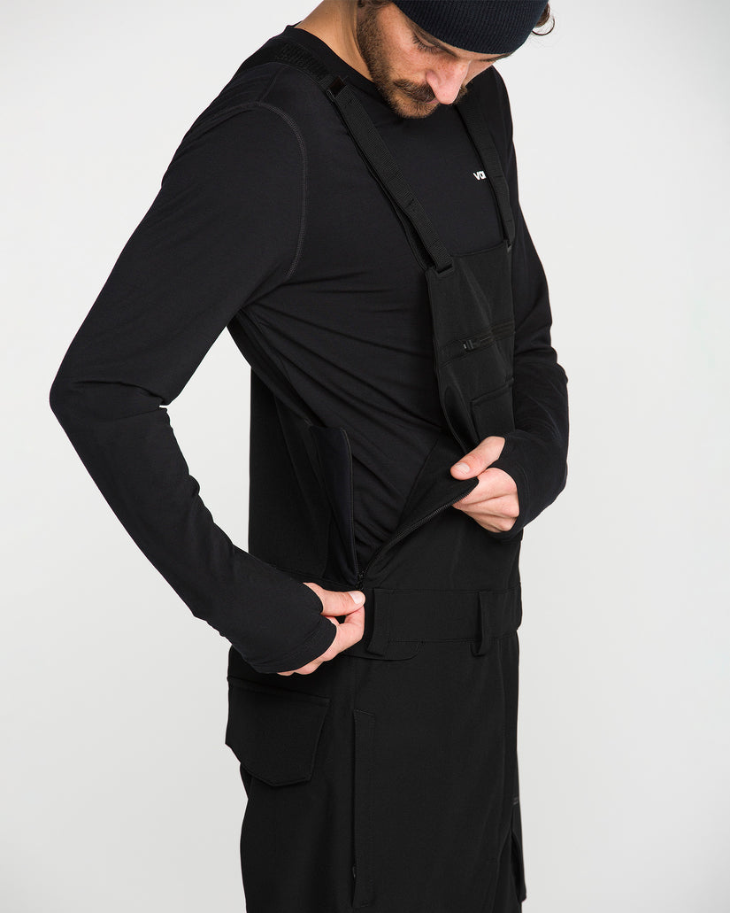 Roan 15K Snow-Latzhose - Black