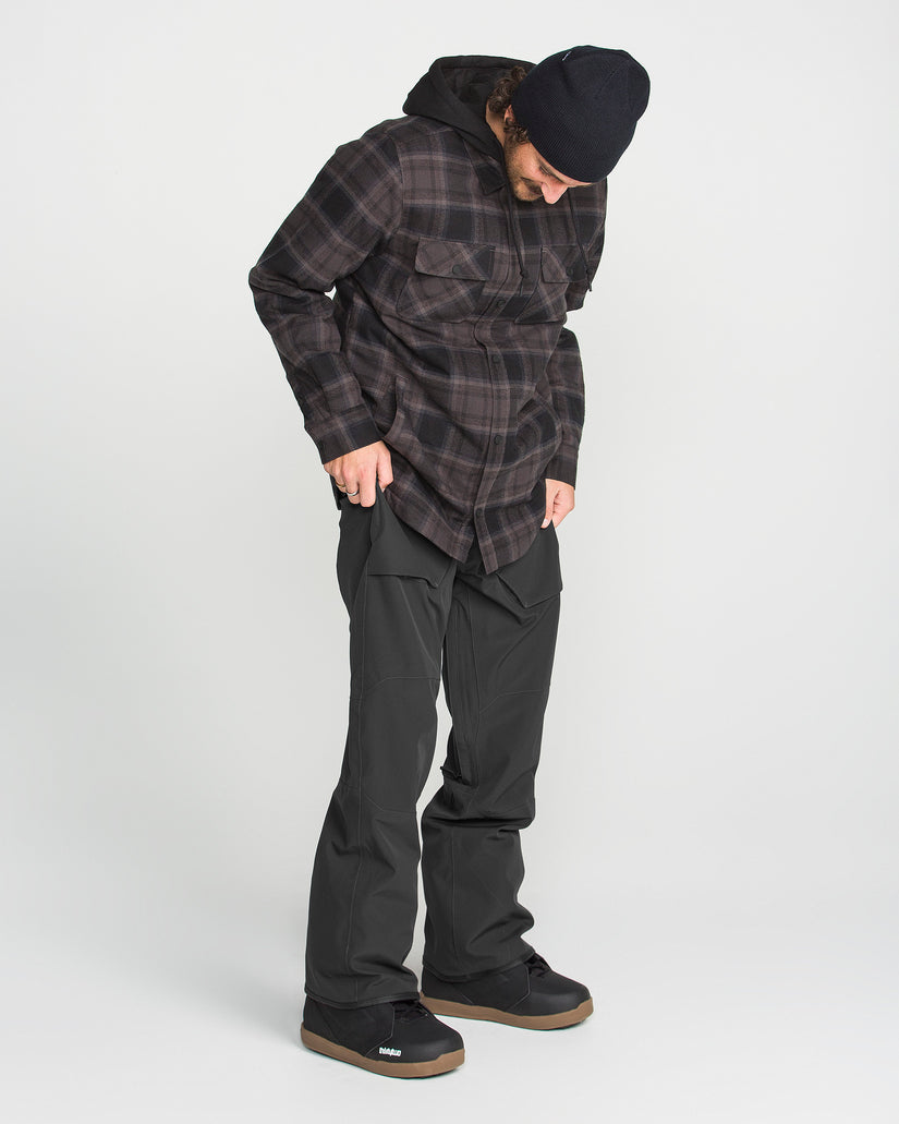 Roan 15K Snow-Latzhose - Dark Grey