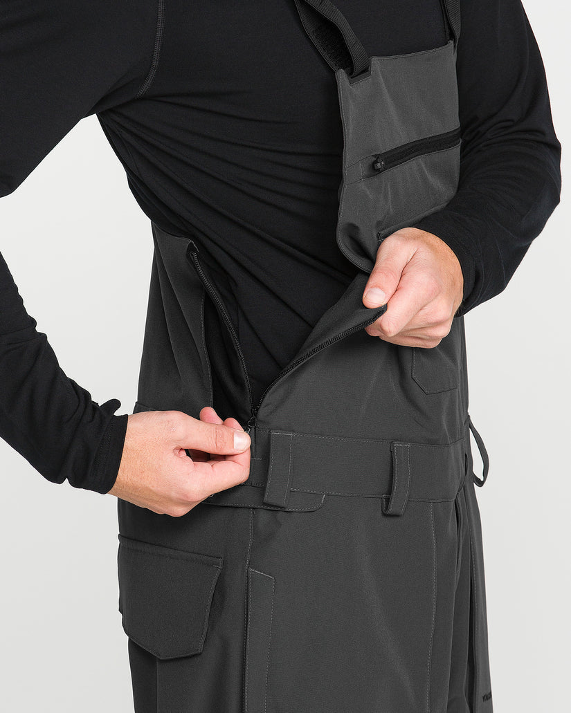 Roan 15K Snow-Latzhose - Dark Grey