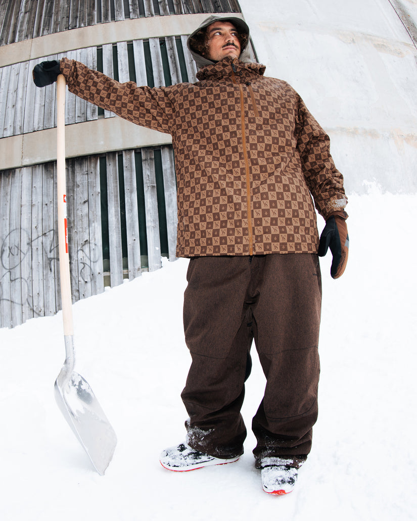 Snow Billow 10K Hose - Brown Denim