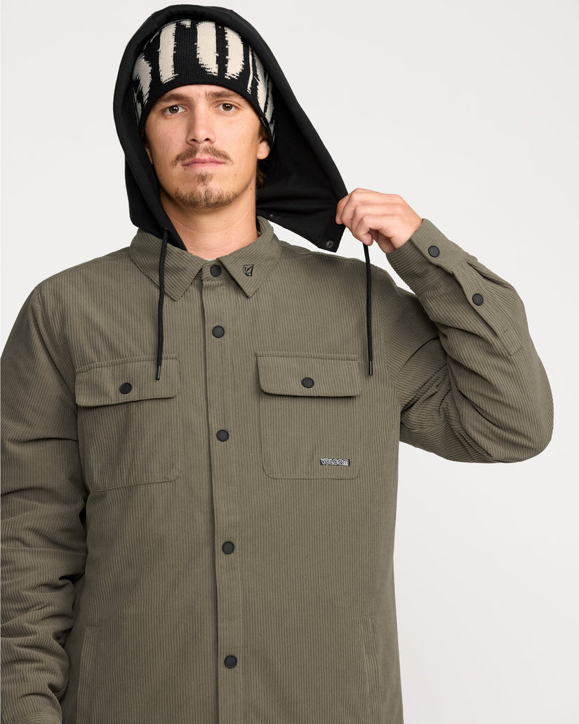 Kenson Insulated Flannel Jacke - Military
