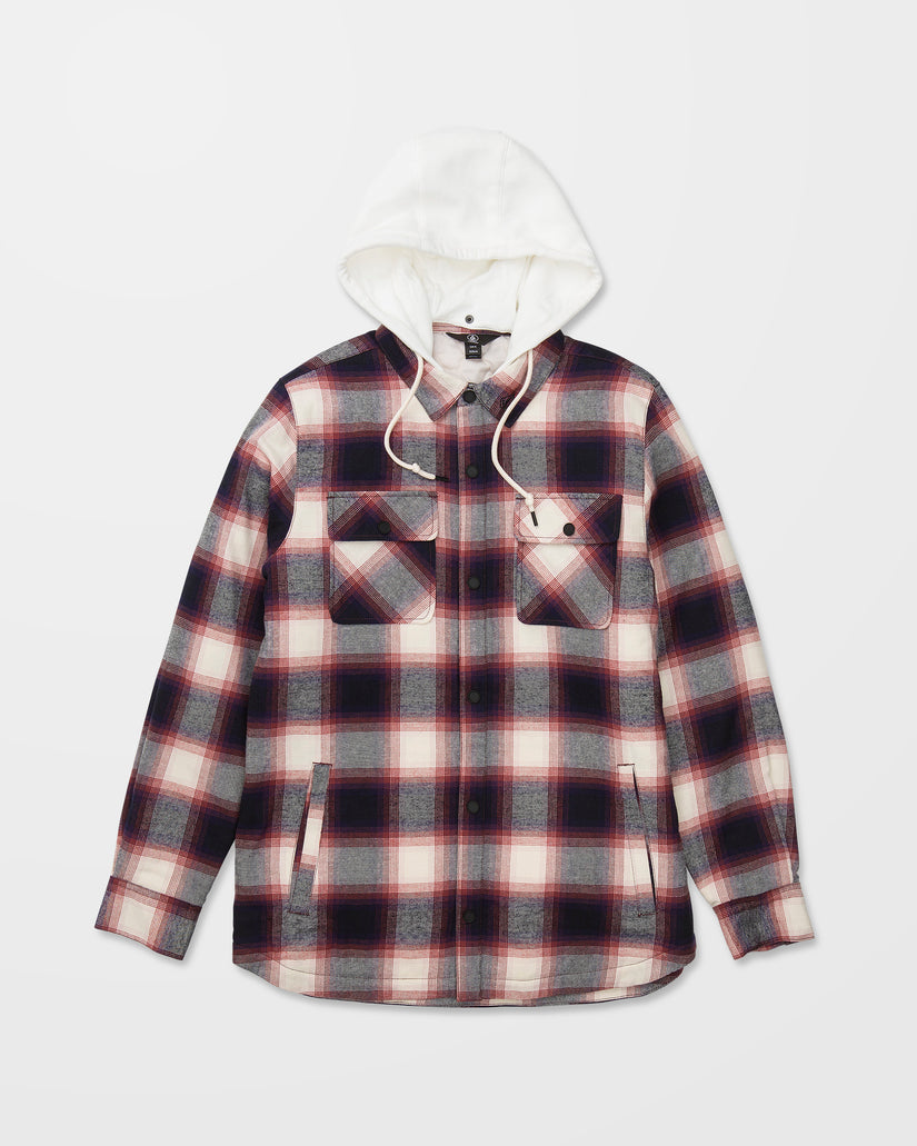 Enson Insulated Riding Flannel Jacke - Blue