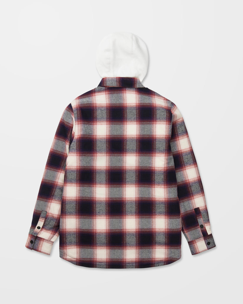Enson Insulated Riding Flannel Jacke - Blue