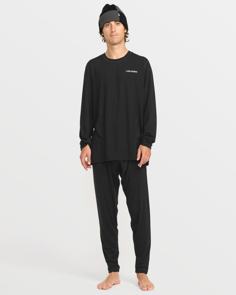 M Merino Blend Basisschicht-Shirt - Black