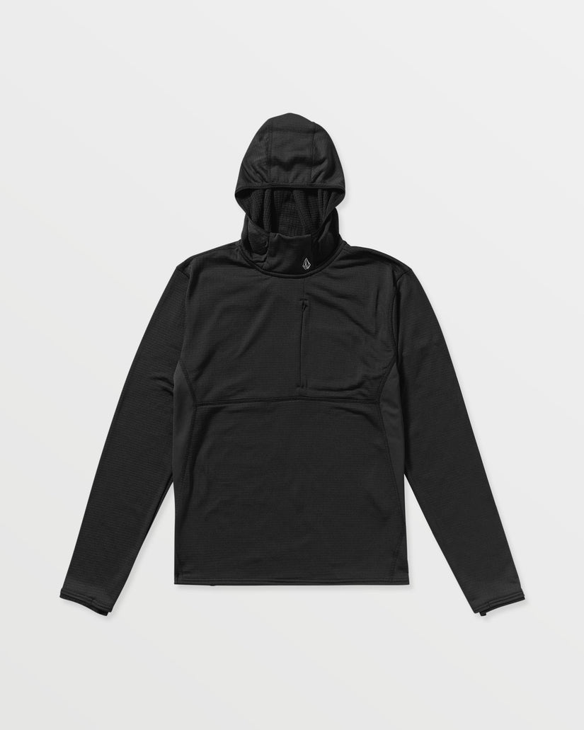 Gridlock Kapuzenpullover - Black