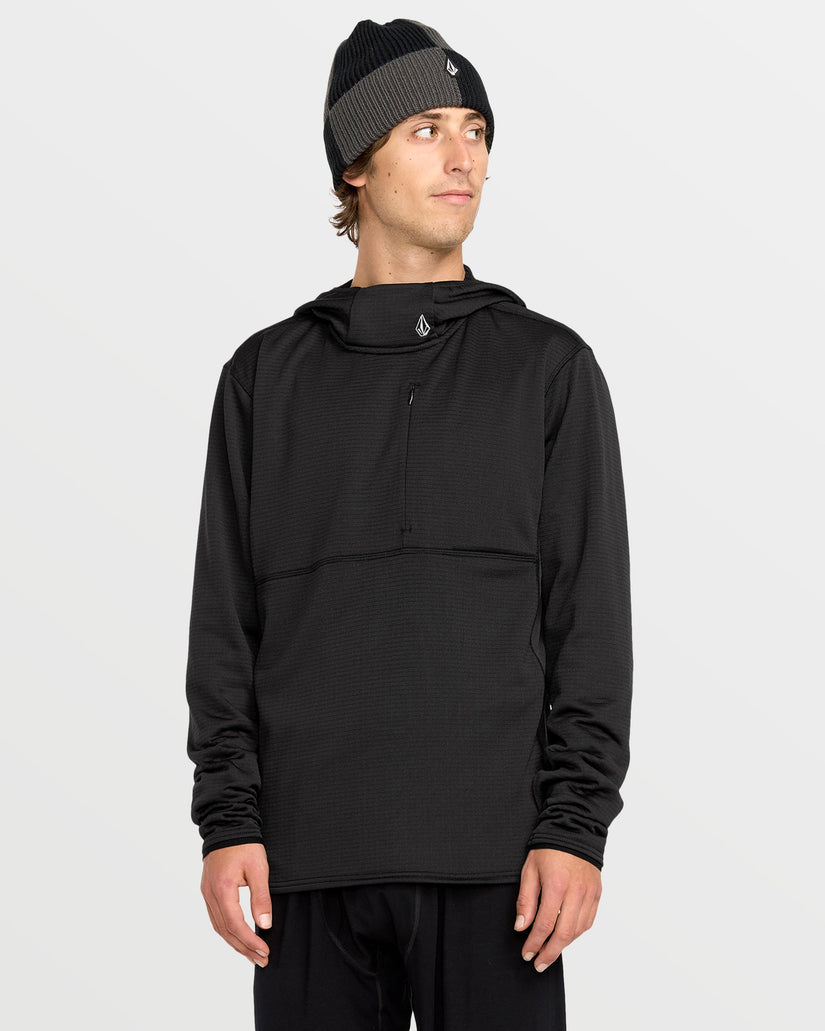 Gridlock Kapuzenpullover - Black