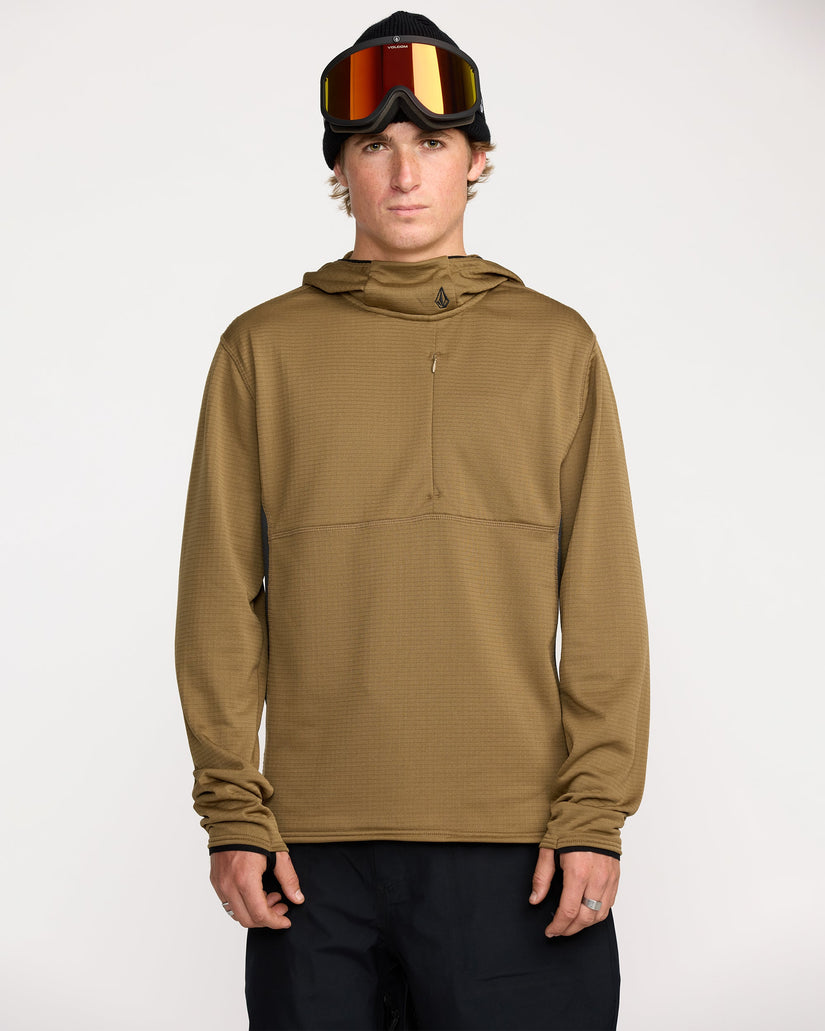 Gridlock Kapuzenpullover - Bronze