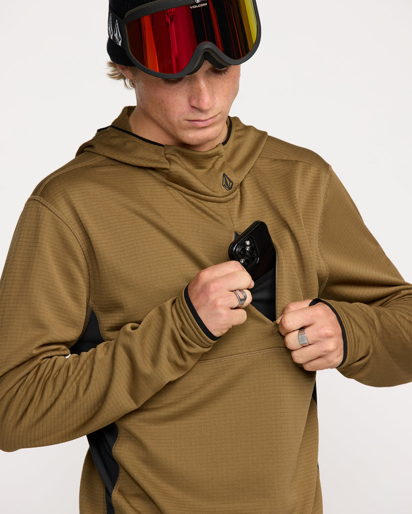 Gridlock Kapuzenpullover - Bronze