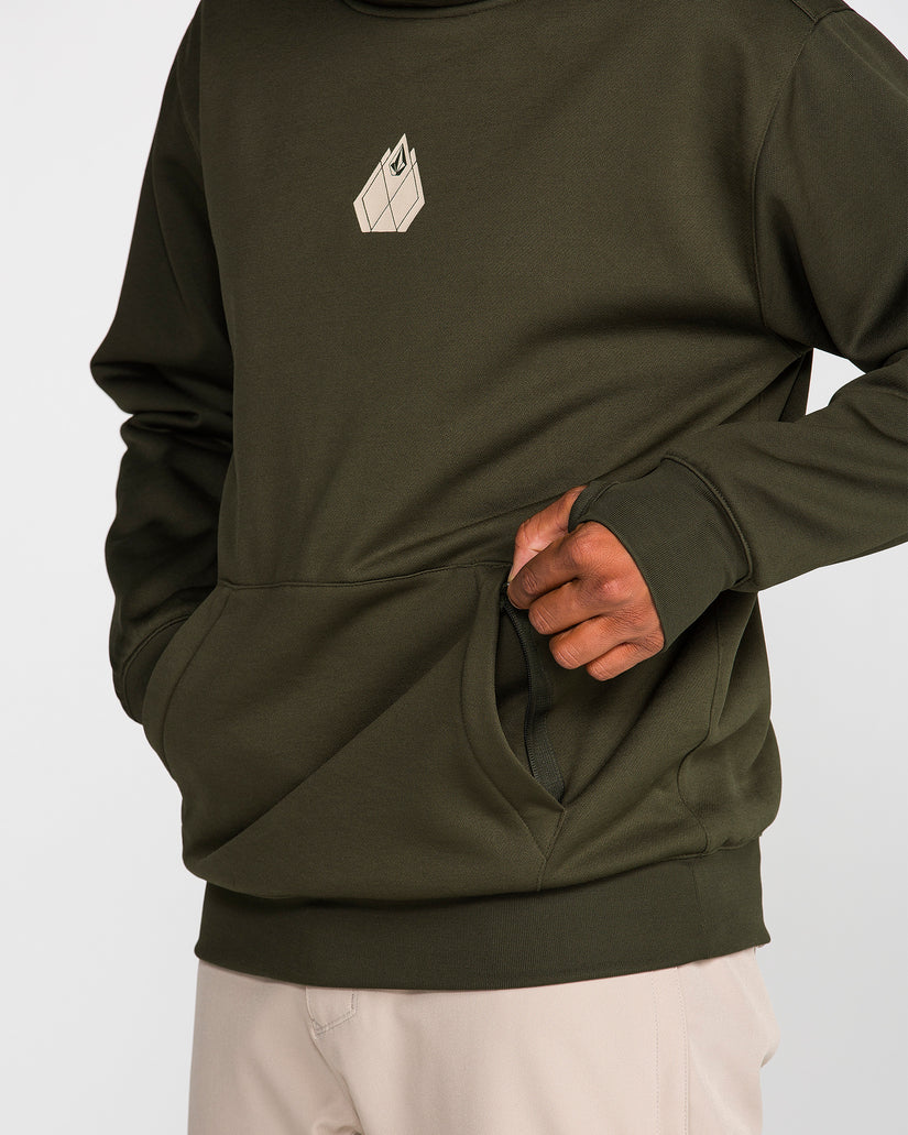 Hydro Riding Kapuzenpullover - Dark Green