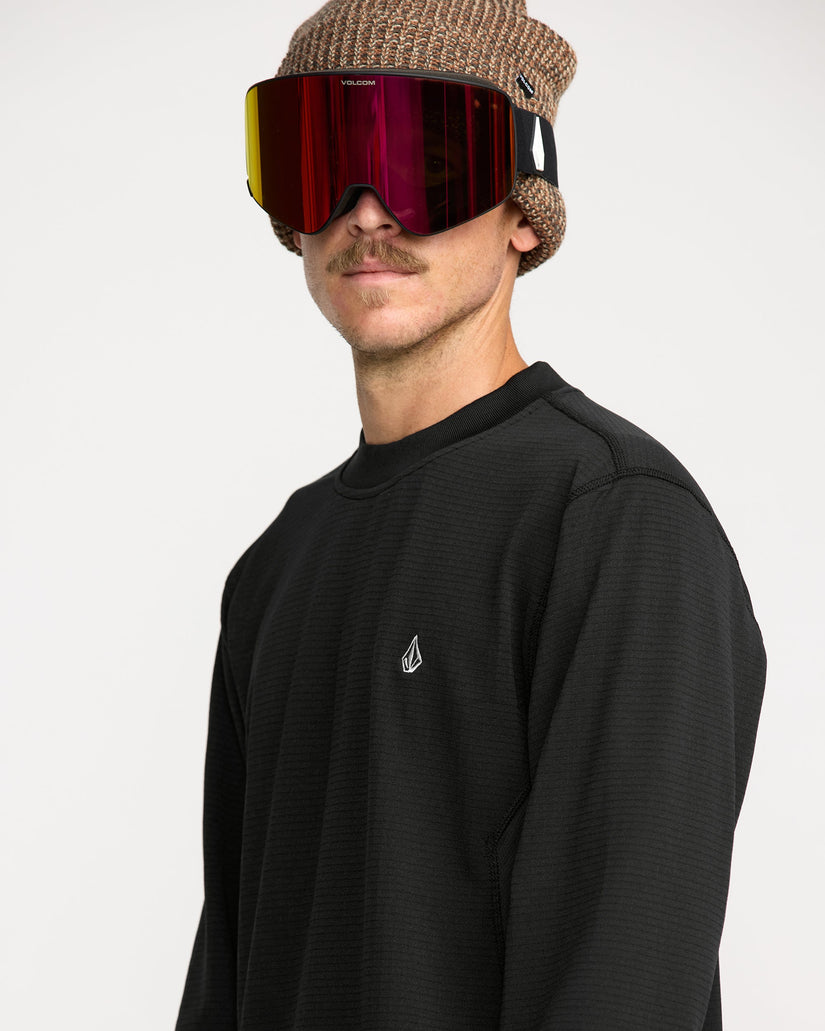 Gridlock Fleece Sweatshirt - Black