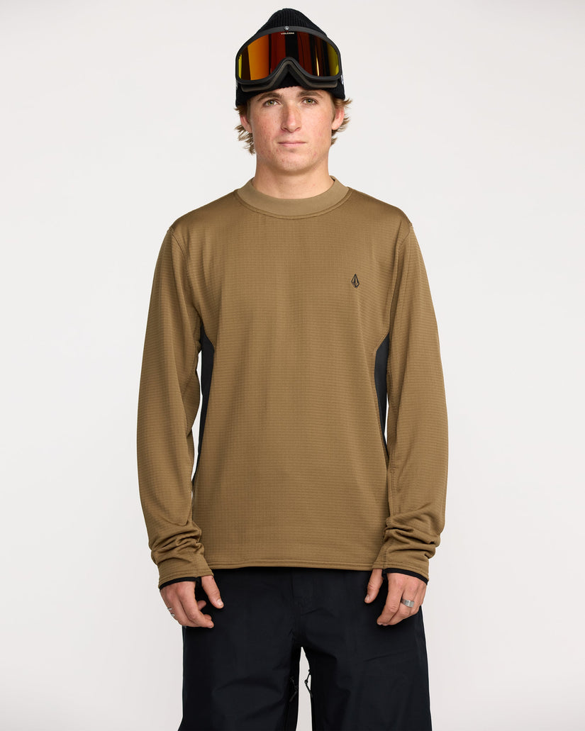 Gridlock Fleece Sweatshirt - Bronze