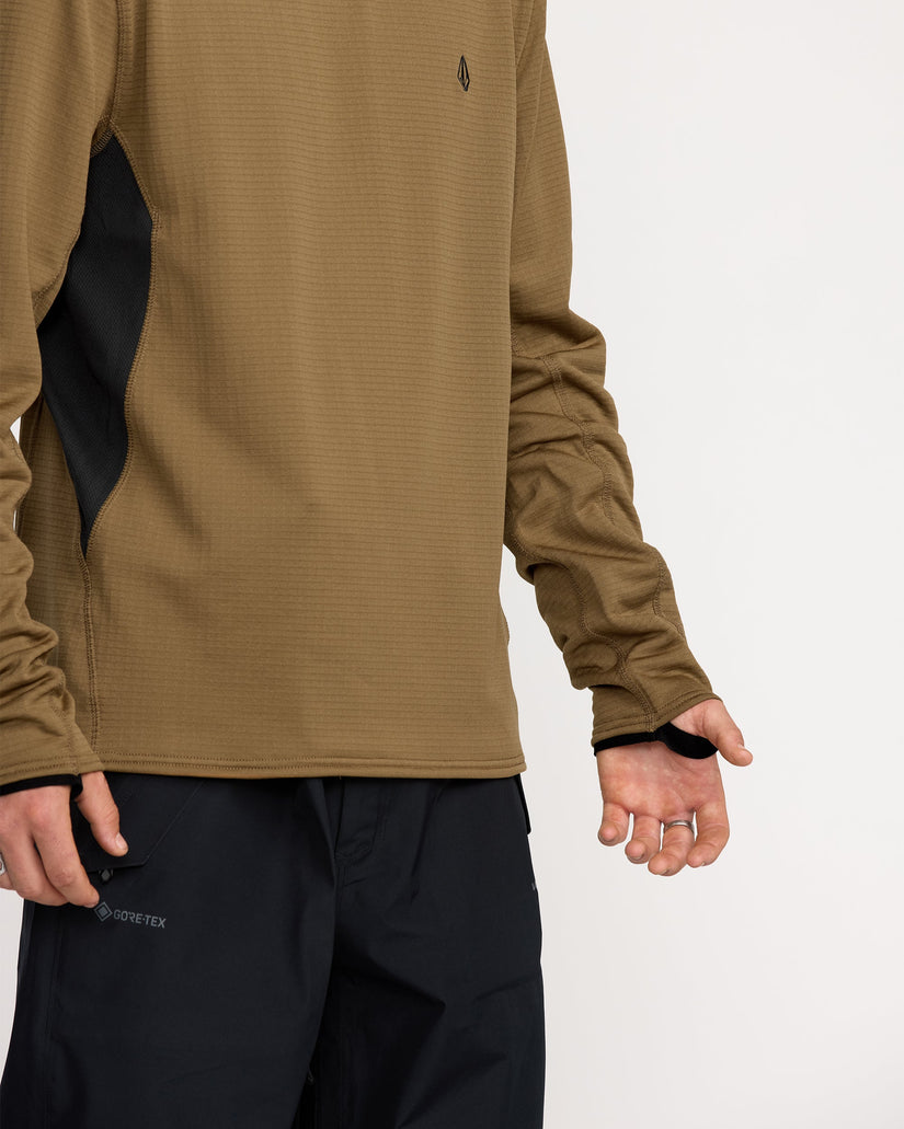 Gridlock Fleece Sweatshirt - Bronze